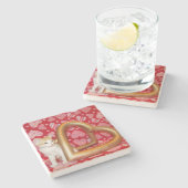 Liebe, Annie - Kitten / Cat Untersetzer (Seitenansicht)