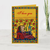 Liebe - Anpassbar Feiertagskarte (Vorderseite)