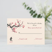 Liebe-Ansprechkarten für Zweigstellen RSVP Karte (Stehend Vorderseite)