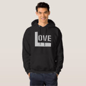 Liebe-Anweisung Hoodie (Vorne ganz)