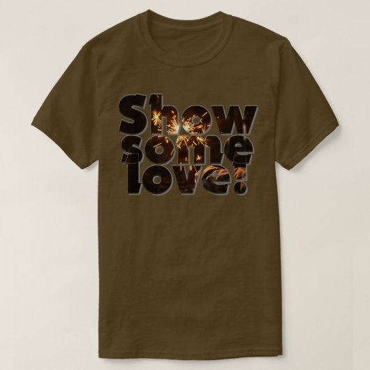 Liebe anzeigen T-Shirt (Design vorne)