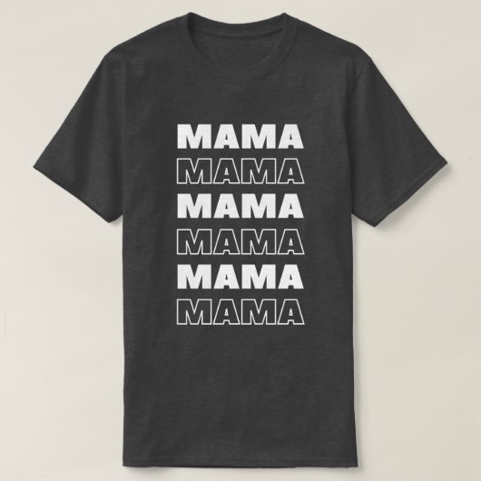 Liebe anzeigen T - Shirt "Mama" (Design vorne)