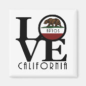 LIEBE Aptos California Magnet (Vorne)