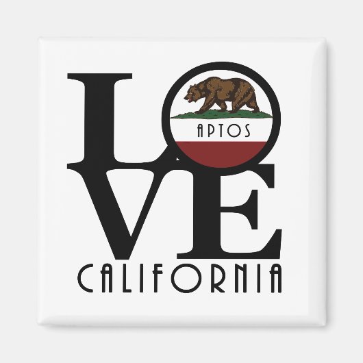 LIEBE Aptos California Magnet (Vorne)