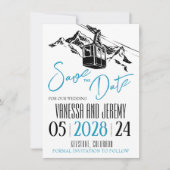 Liebe Aquamarin Save The Date (Vorderseite)