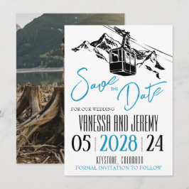 Liebe Aquamarin Save The Date