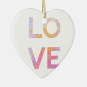 Liebe, Aquarell Keramikornament (Rechts)