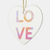 Liebe, Aquarell Keramikornament (Links)