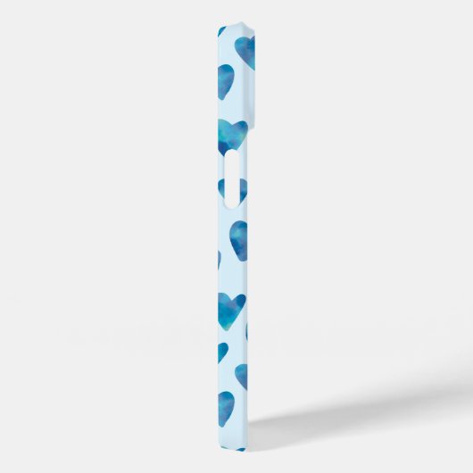 Liebe, Aquarellblau Case-Mate iPhone Hülle (Rückseite / Rechts)