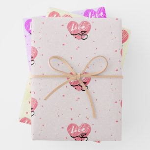 Liebe arabisch geschenkpapier set