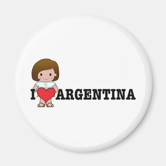 Liebe Argentinien Magnet (Vorne)