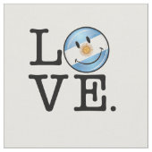 Liebe Argentinien Stoff (Nahaufnahme)