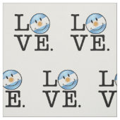 Liebe Argentinien Stoff (Muster)