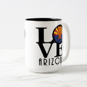 LIEBE Arizona 15oz Zweifarbige Tasse (VorderseiteRechts)