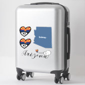 Liebe Arizona 3 Verschiedene Designs, Aufkleber Di (Koffer)