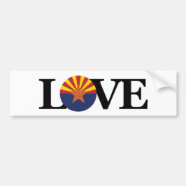LIEBE Arizona (Flagge) Autoaufkleber