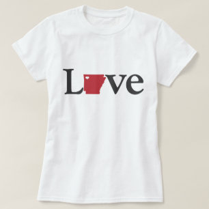 Liebe-Arkansas-Entwurf T-Shirt