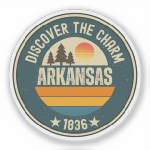 Liebe Arkansas - Süßes AR-Staats-Souvenir Aufkleber