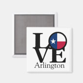 LIEBE Arlington Magnet (Vorderseite/Rückseite)