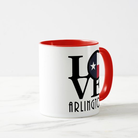 LIEBE Arlington Tasse (VorderseiteRechts)