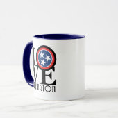 LIEBE Arlington Tasse (Vorderseite Links)