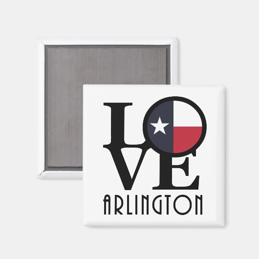 LIEBE Arlington Texas Magnet (Vorderseite/Rückseite)