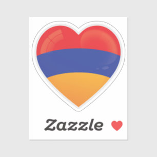 Liebe Armenien Aufkleber