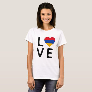 Liebe - armenische Flagge T-Shirt