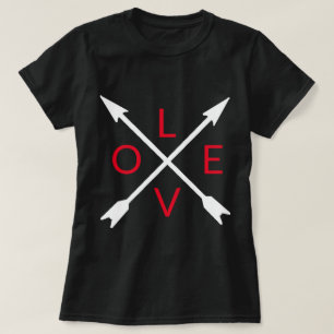 Liebe Arrow Black T - Shirt