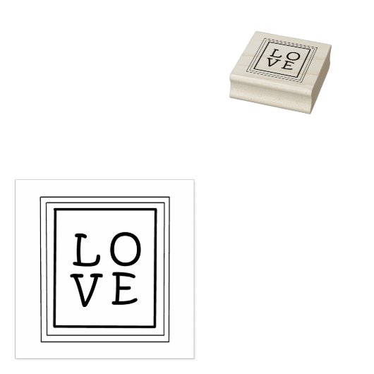 Liebe Art Briefmarke Gummistempel (Stempel)