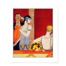 Liebe. Art Deco Art Print