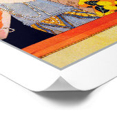 Liebe. Art Deco Art Print Poster (Ecke)