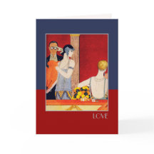 Liebe. Art Deco Valentine's Day