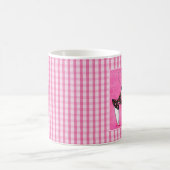 Liebe. Art Deco Valentine's Day Gift Tasse (Mittel)
