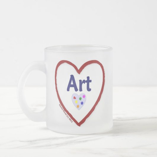 Liebe Art Mattglastasse (Links)