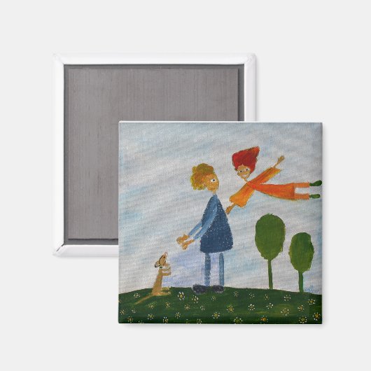 Liebe Art Paint Magnet (Vorderseite/Rückseite)