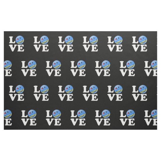 Liebe-Aruba-Insel-Stolz Stoff (Fat Quarter (45,7 x 55,9 cm))