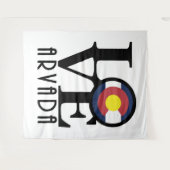 LIEBE Arvada Colorado Wandteppich (Vorderseite (Horizontal))