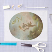 Liebe As Follower von Jean-Honore Fragonard Seidenpapier (Handwerk)