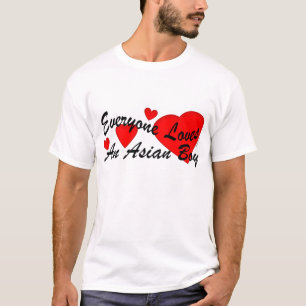 Liebe-Asiats-Junge T-Shirt