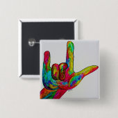 LIEBE ASL I SIE BUTTON (Vorne & Hinten)