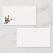 Liebe ASL I Sie Geschäfts-Karte Visitenkarte (Vorne/Hinten)