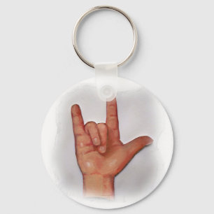 LIEBE ASL I SIE NR. 3 SCHLÜSSELANHÄNGER