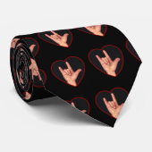 LIEBE ASL I SIE, ZEICHEN-SPRACHKrawatte Krawatte (Gerollt)