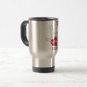 Liebe ASL I unterzeichnen SIE LABRADOR (LABOR) Reisebecher (Vorderseite Links)