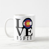 LIEBE Aspen Colorado 11oz Kaffeetasse (Links)