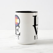 LIEBE Aspen Colorado 15oz Zweifarbige Tasse (Mittel)