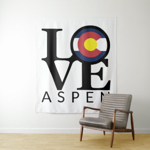 LIEBE Aspen Colorado Tapestry Wandteppich