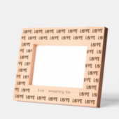 Liebe & Asse für Tennis Geätzte Rahmen (Links)