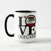 LIEBE Atherton California 15oz Tasse (Links)